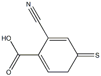 PARA-THIOCYANOBENZOICACID 구조식 이미지