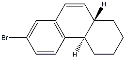 7-BROMO-TRANS-1,2,3,4,4A,10A-HEXAHYDROPHENANTHRENE 구조식 이미지