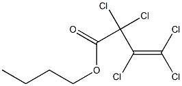 2,2,3,4,4-PENTACHLORO-3-BUTENOICACID,BUTYLESTER 구조식 이미지