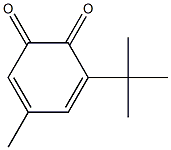 3-TERT-BUTYL-5-METHYL-1,2-QUINONE 구조식 이미지