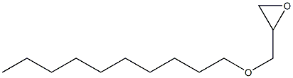 DECYLCLYCIDYLETHER Structure