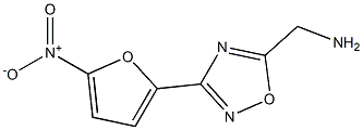3-(5-NITRO-2-FURYL)-5-AMINOMETHYL-1,2,4-OXIDIAZOLE Structure