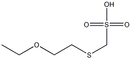 (2-ETHOXYETHYL)THIOMETHANESULPHONATE 구조식 이미지