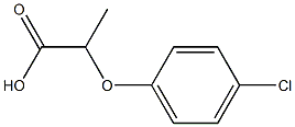 2-(4-CHLOROPHENOXY)-2-METHYLACETICACID 구조식 이미지