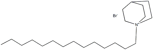 TETRADECYLQUINUCLIDINIUMBROMIDE 구조식 이미지