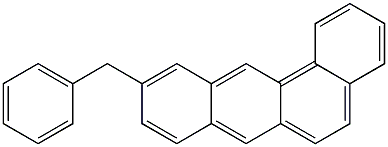 10-BENZYL-1,2-BENZANTHRACENE Structure