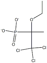 DIMETHYL(1-METHOXY-2,2,2-TRICHLOROETHYL)-PHOSPHONATE Structure
