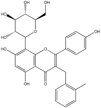 6-XYLOSYL-8-GLUCOSYLAPIGENIN Structure