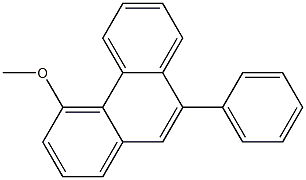 4-METHOXY-9-PHENYLPHENANTHRENE Structure