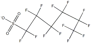 PERFLUOROHEXANESULFONATE Structure