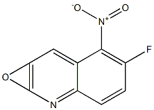 6-FLUORO-5-NITROQUINOLINEN-OXIDE 구조식 이미지