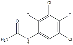 (3,5-DICHLORO-2,4-DIFLUOROPHENYL)UREA 구조식 이미지