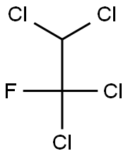 FLUORO-1,1,2,2-TETRACHLOROETHANE 구조식 이미지