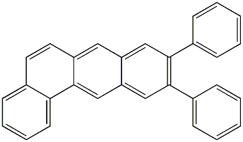 9,10-DIPHENYL-1,2-BENZANTHRACENE Structure