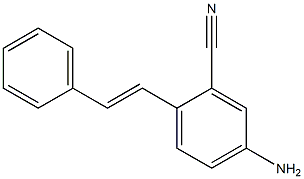 2-CYANO-4-AMINOSTILBENE Structure