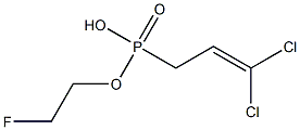 2-FLUOROETHYL2,2-DICHLOROVINYLMETHYL-PHOSPHONATE 구조식 이미지