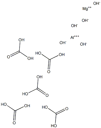 ALUMINIUMMAGNESIUMCARBONATEHYDROXIDE 구조식 이미지