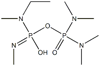 ETHYLDIMETHYLPHOSPHORAMIDICTETRAMETHYL-PHOSPHORODIAMIDICANHYDRIDE 구조식 이미지