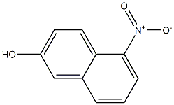 2-NAPHTHOL,5-NITRO- 구조식 이미지