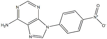 N9-(PARA-NITROPHENYL)-ADENINE Structure