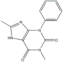 1,8-DIMETHYL-3-PHENYLXANTHINE Structure