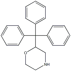 TRIPHENYLMETHYLMORPHOLINE Structure