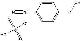 4-(HYDROXYMETHYL)BENZENEDIAZONIUMSULPHATE Structure