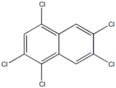 1,2,4,6,7-PENTACHLORONAPHTHALENE 구조식 이미지