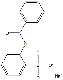 SODIUMBENZOYLOXYBENZENESULFONATE 구조식 이미지