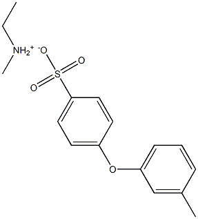 ALPHA-TRIMETHYLAMMONIUM-3-TOLYLOXY-4-BENZENESULFONATE Structure