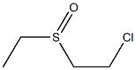 2-CHLOROETHYLETHYLSULPHOXIDE 구조식 이미지