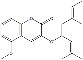 5-GERANOXY-5-METHOXYCOUMARIN Structure