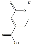 POTASSIUMMONOETHYLFUMARATE Structure