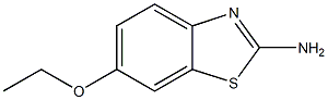 6-ETHOXY-2-AMINOBENZTHIAZOLE 구조식 이미지