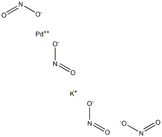 POTASSIUMPALLADIUM(II)TETRANITRITE Structure