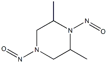 N,N-DINITROSO-2,6-DIMETHYLPIPERAZINE 구조식 이미지