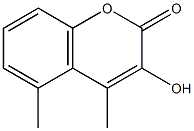 DIMETHYLHYDROXYCOUMARIN Structure