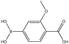 4-Carboxy-3-methoxyphenylboronicacid 구조식 이미지