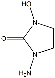 N-Amino-N-hydroxyimidazolidine-2-one 구조식 이미지