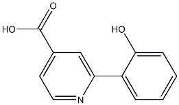 6-(2-Hydroxyphenyl)-isonicotinic acid Structure