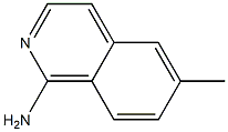 6-methylisoquinolin-1-amine 구조식 이미지