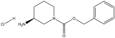 (s)-n-cbz-3-amino-piperidine Hydrochloride 구조식 이미지