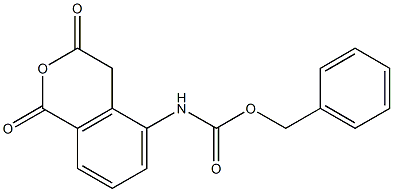 benzyl 1,3-dioxoisochroman-5-ylcarbamate 구조식 이미지
