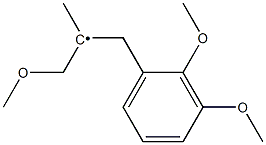 (2,3-Dimethoxy-benzyl)-(2-methoxy-1-methyl-ethyl)- 구조식 이미지