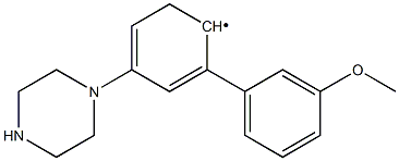 (3-Methoxy-phenyl)-(4-piperazin-1-yl-phenyl)- Structure