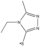 (4-Ethyl-5-methyl-4H-[1,2,4]triazol-3-ylsulfanyl)- 구조식 이미지