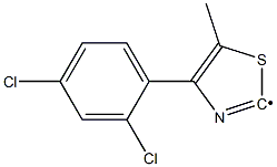 [4-(2,4-Dichloro-phenyl)-5-methyl-thiazol-2-yl]- Structure