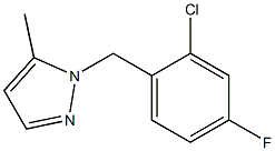 1-(2-Chloro-4-fluoro-benzyl)-5-methyl-1H-pyrazol- Structure