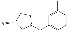 (3R)-1-(3-methylbenzyl)pyrrolidin-3-amine 구조식 이미지