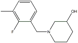 1-(2-fluoro-3-methylbenzyl)piperidin-3-ol Structure